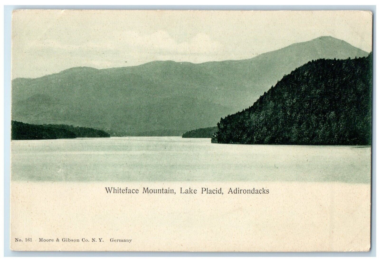 1905 Scenic View Whiteface Mountain Lake Placid Adirondacks New York NY Postcard
