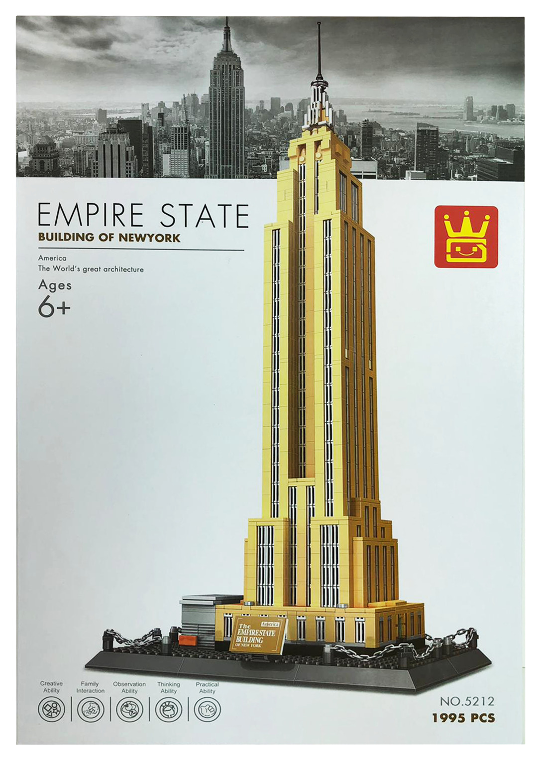 Empire State Building New York Building Blocks Bricks - Wange 