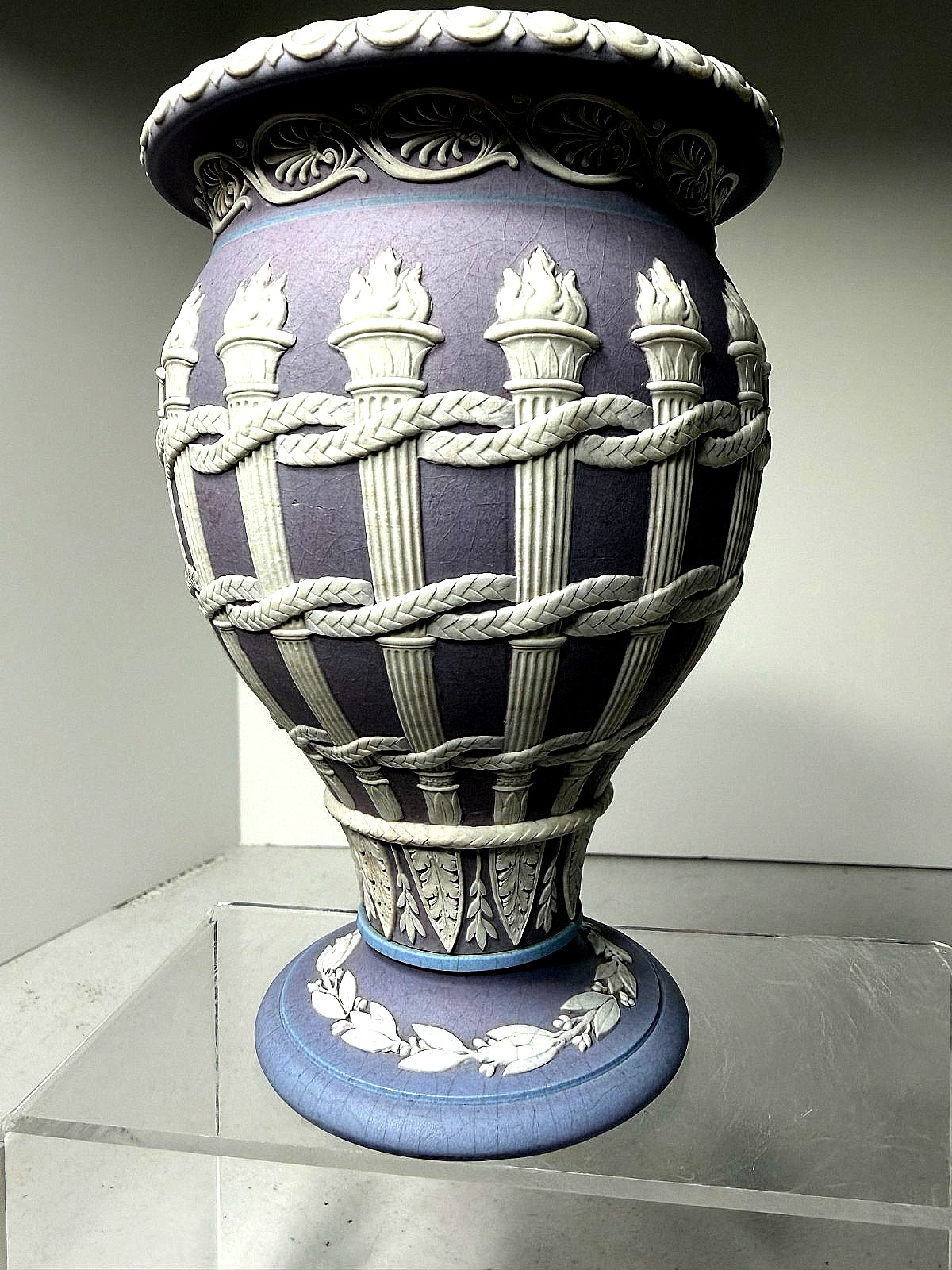 RARE 19th CENTURY - WEDGWOOD TRI-COLOR \ RARE 19th CENTURY - WEDGWOOD TRI-COLOR \