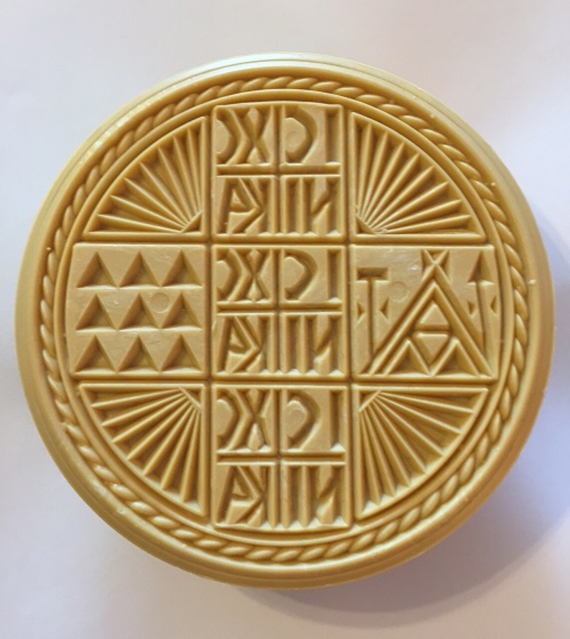 Orthodox Holy Bread Baking Stamp, Prosphora, Prosphoro, Qurban -Plastic 5.5 Orthodox Holy Bread Baking Stamp, Prosphora, Prosphoro, Qurban -Plastic 5.5