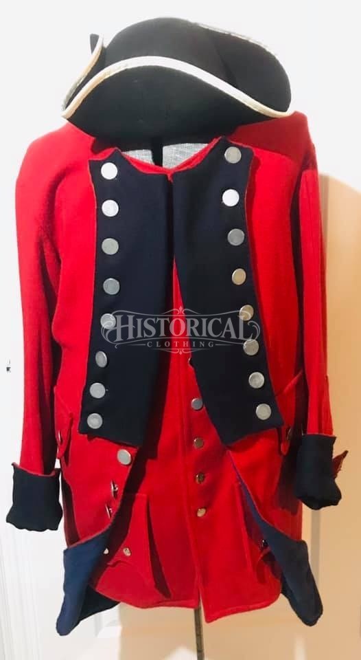 60th Royal American Regiment Coat Red Historical 18th Century Clothing 60th Royal American Regiment Coat Red Historical 18th Century Clothing