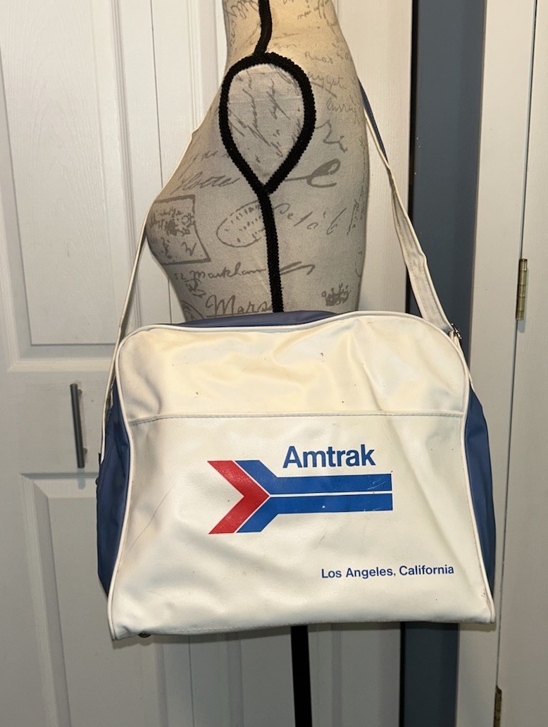 Vintage Amtrak Railroad Travel Collectible Shoulder Bag Vintage Amtrak Railroad Travel Collectible Shoulder Bag