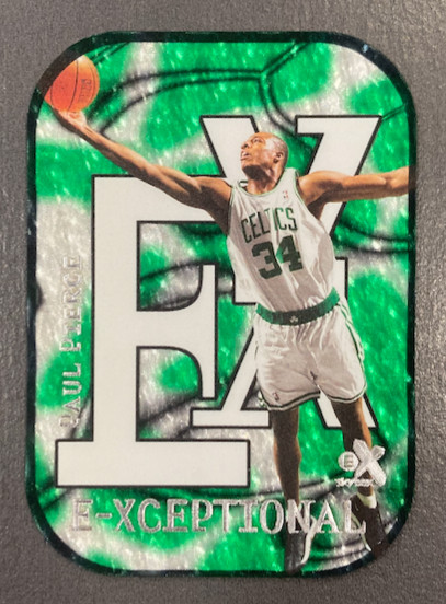 PAUL PIERCE 1999-00 SKYBOX E-X E-XCEPTIONAL GREEN 320/500 PAUL PIERCE 1999-00 SKYBOX E-X E-XCEPTIONAL GREEN 320/500