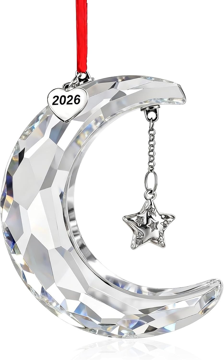 New in Original Box 100% SWAROVSKI Crystal Holiday Magic Moon Ornament New in Original Box 100% SWAROVSKI Crystal Holiday Magic Moon Ornament