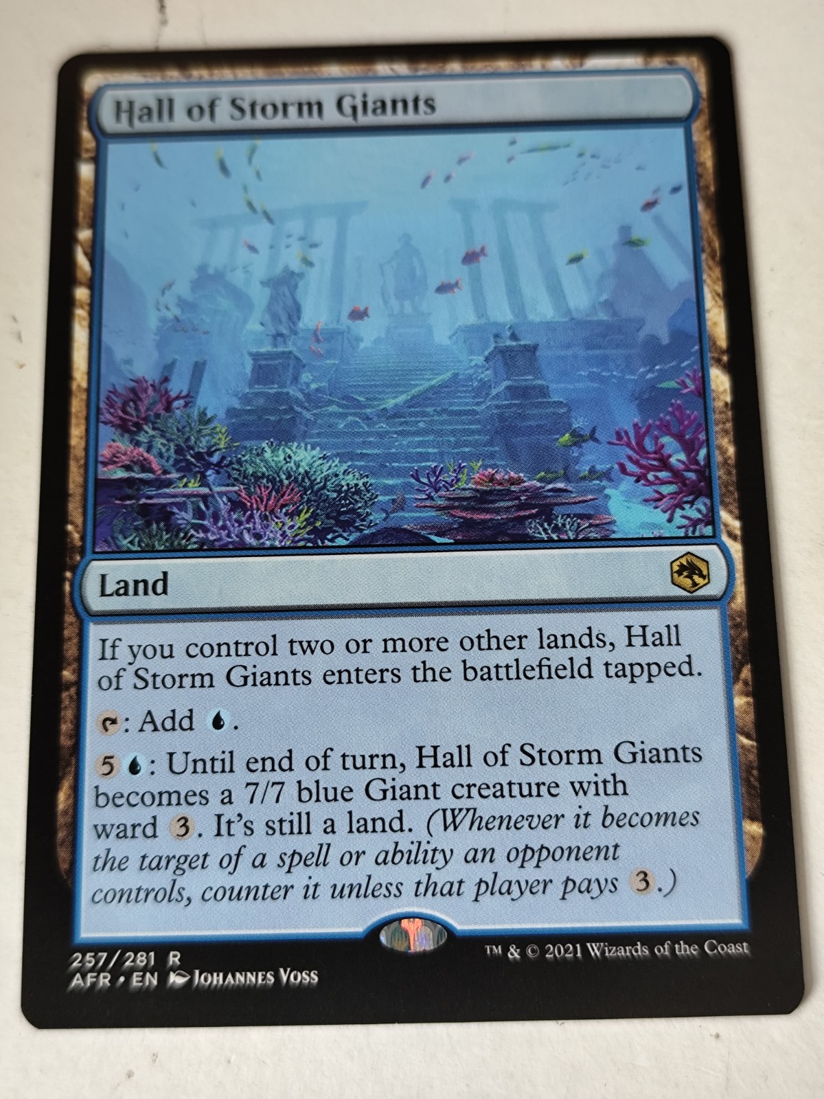 MTG - Hall of Storm Giants - Adventures in the Forgotten Realms - 257 - Rare MTG - Hall of Storm Giants - Adventures in the Forgotten Realms - 257 - Rare