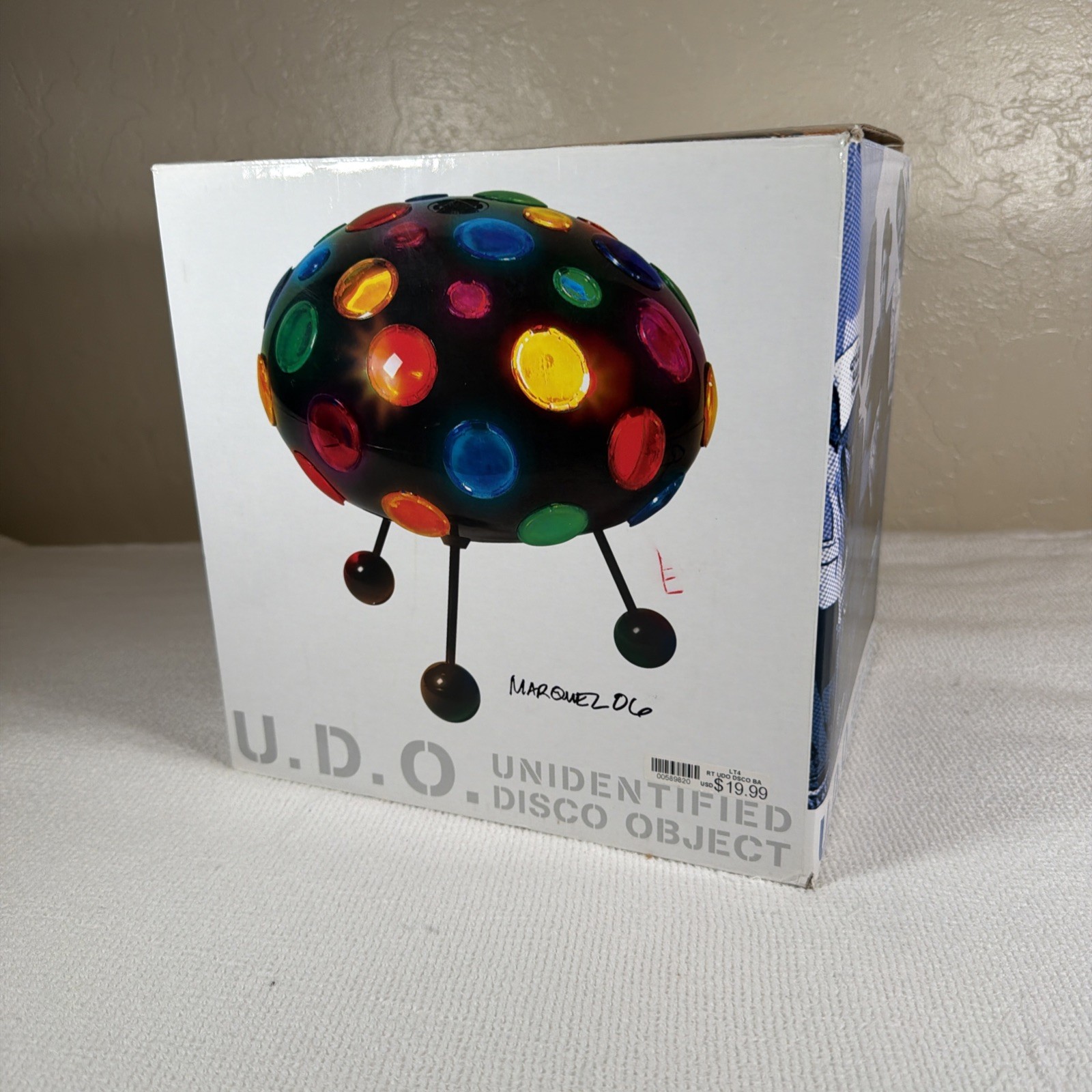 2002 RABBIT TANAKA Rotating Rainbow Disco Light UFO Spencers Not used? Untested