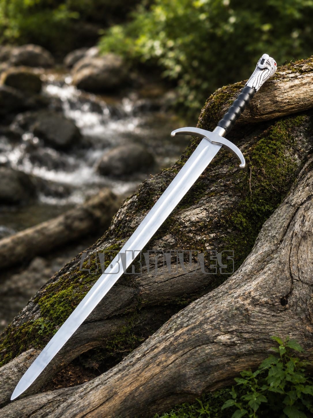 Handmade Longclaw Fantasy Sword Wolf Pommel Replica Medieval Cosplay Gift