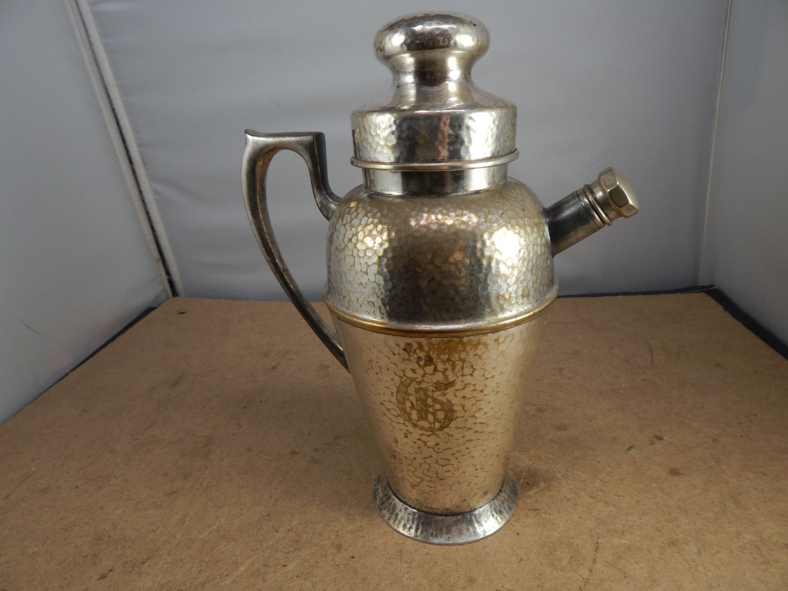 vintage 1920's Apollo Silver plated COCKTAIL SHAKER vintage 1920's Apollo Silver plated COCKTAIL SHAKER