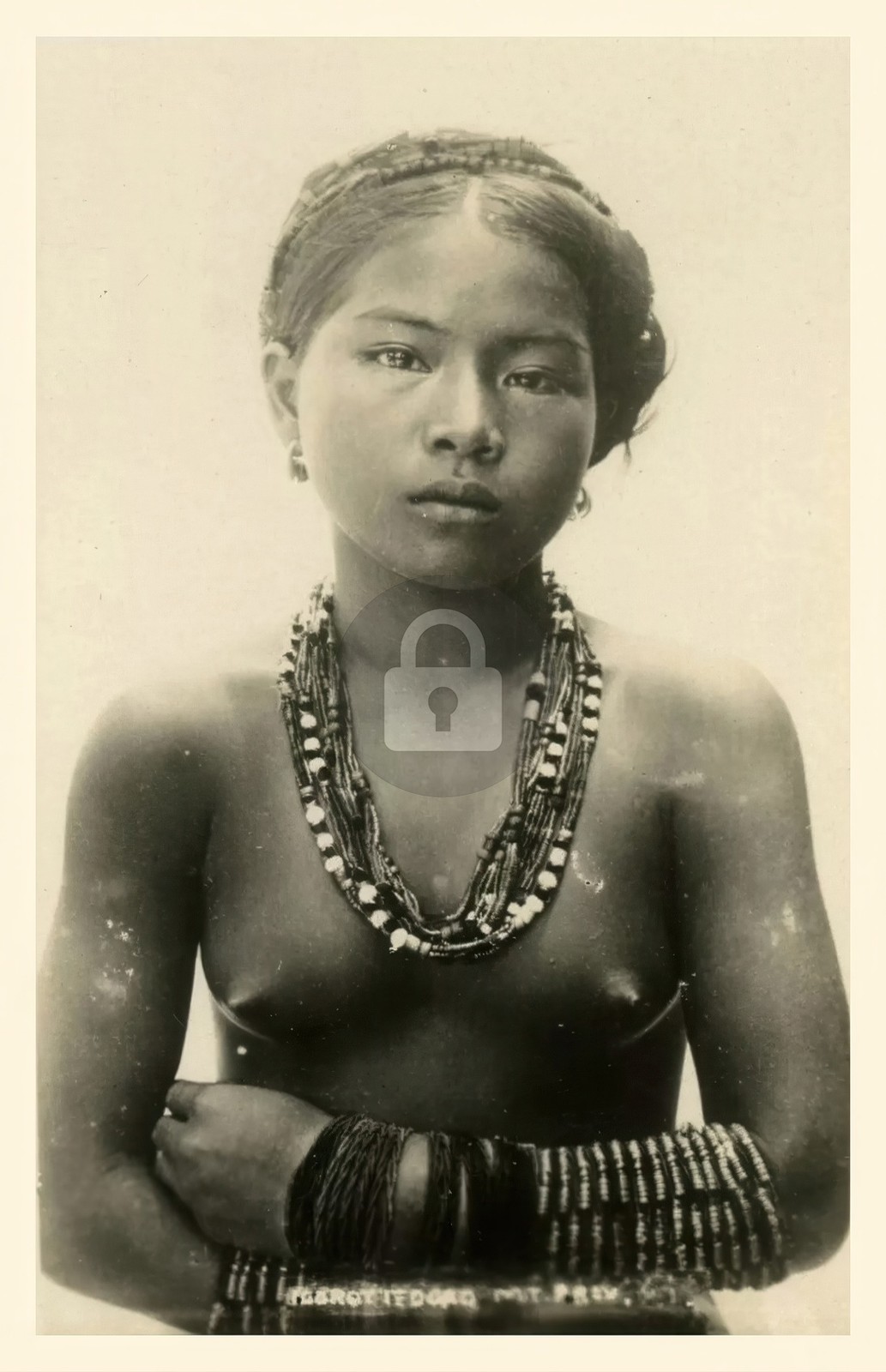 Philippines Igorot Bontac Woman 1 1920s RPPC Photo Postcard COPY