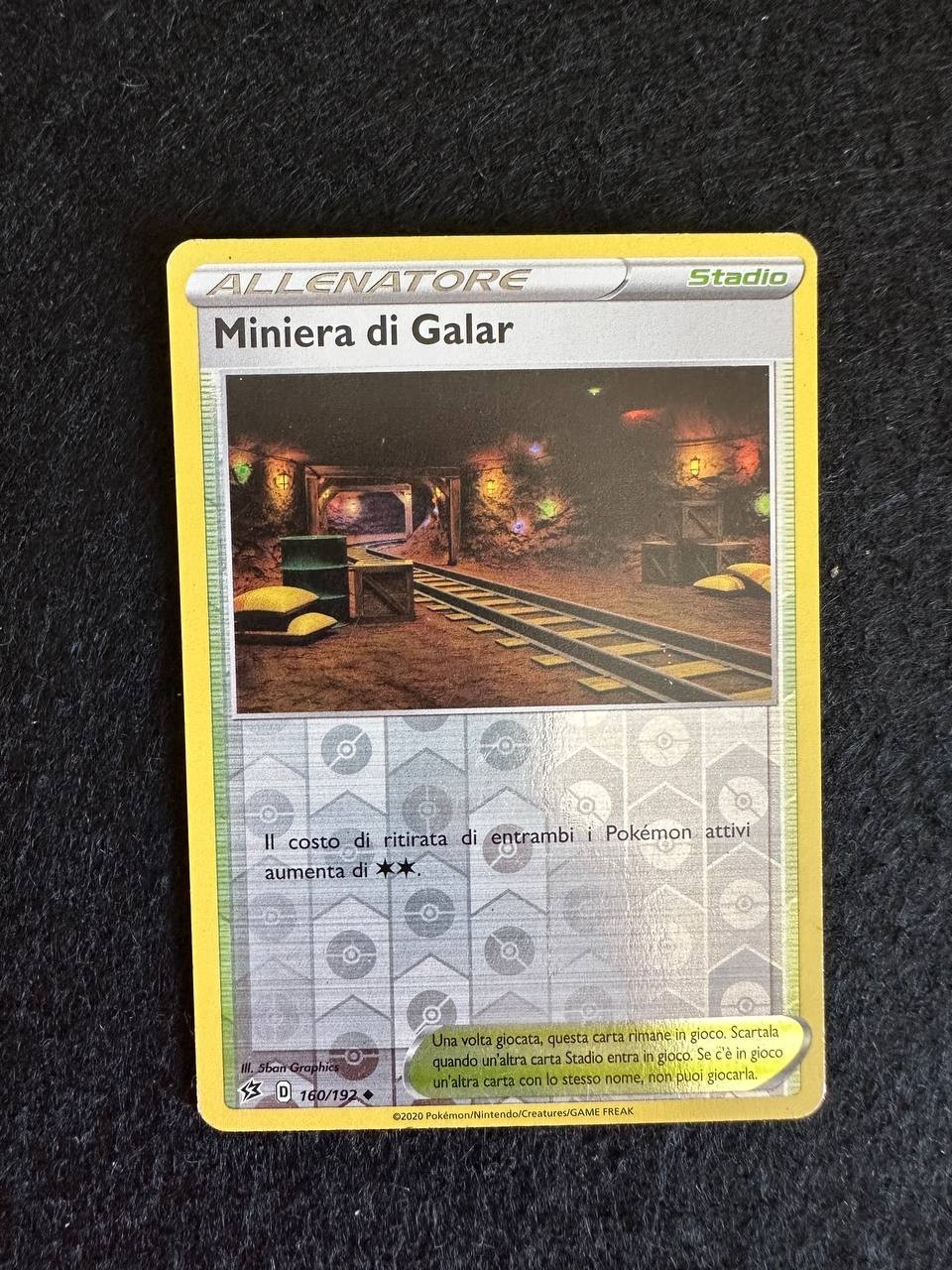 GALAR MINE 160/192 REVERSE HOLO REBEL ROAR SWORD AND SHIELD PAPER POKEMO GALAR MINE 160/192 REVERSE HOLO REBEL ROAR SWORD AND SHIELD PAPER POKEMO