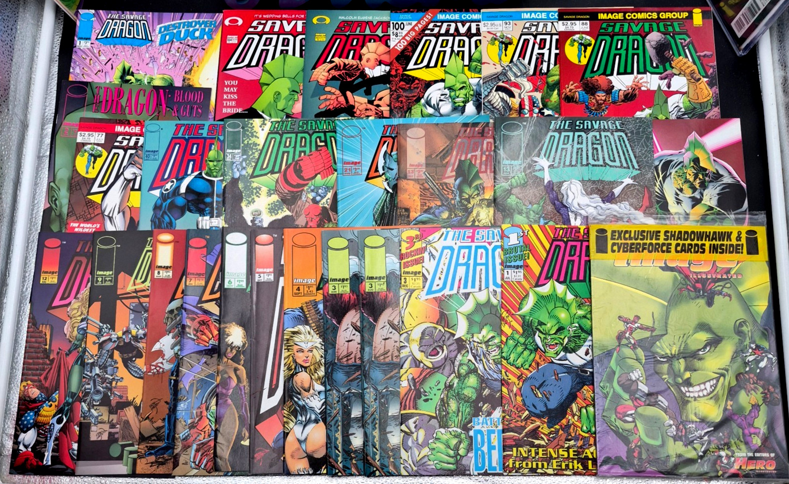 Savage Dragon Image 19 Comics 1 & 3 #3-9 12-13 21 25 34 40 77 88 93 100 101 104+ Savage Dragon Image 19 Comics 1 & 3 #3-9 12-13 21 25 34 40 77 88 93 100 101 104+