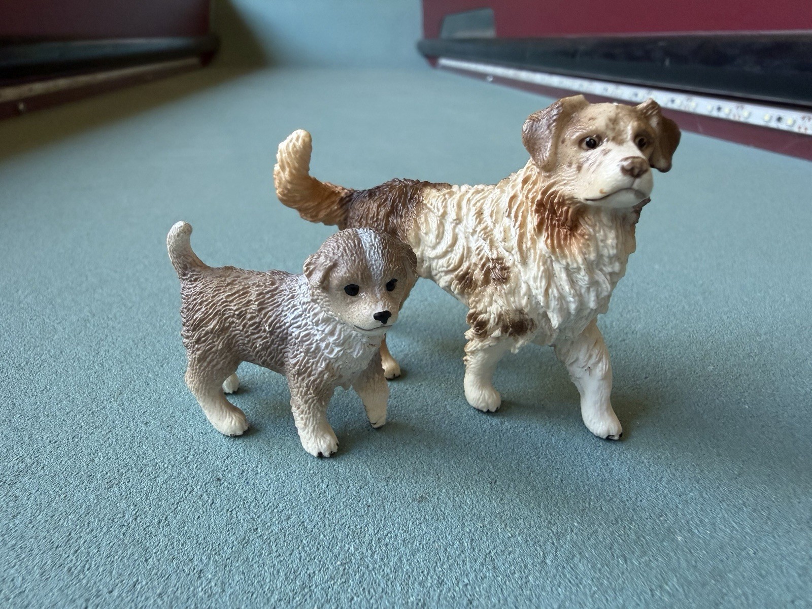 Schleich 16392 Australian Shepherd + 16393 Puppy Figure RETIRED Toy 2012 Pet Dog Schleich 16392 Australian Shepherd + 16393 Puppy Figure RETIRED Toy 2012 Pet Dog