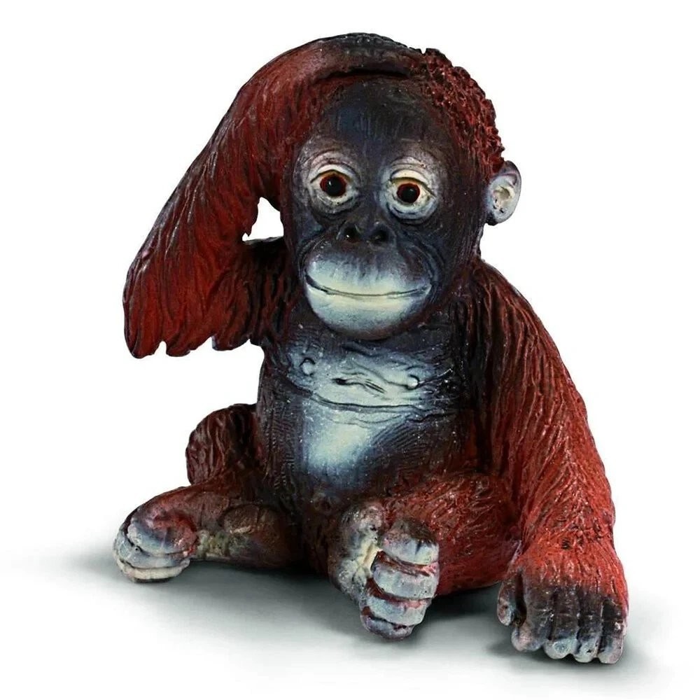 NEW Schleich 14307 Orangutan Young RETIRED Wild Life animal figurine monkey toy NEW Schleich 14307 Orangutan Young RETIRED Wild Life animal figurine monkey toy