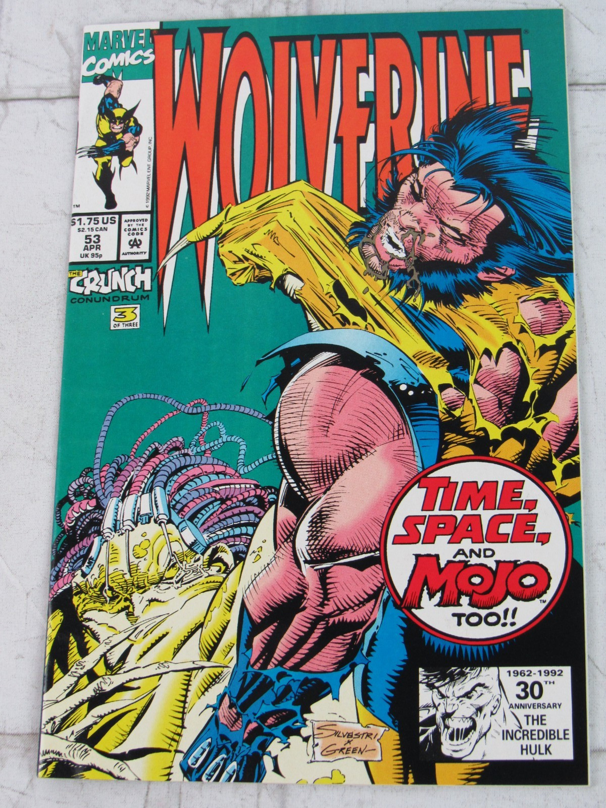 Wolverine #53 Apr. 1992 Marvel Comics