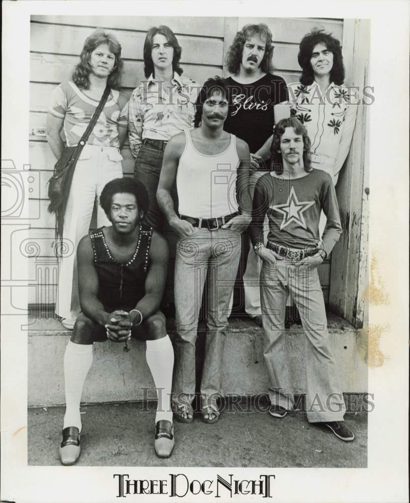 1973 Press Photo Members of the Three Dog Night - lra66674