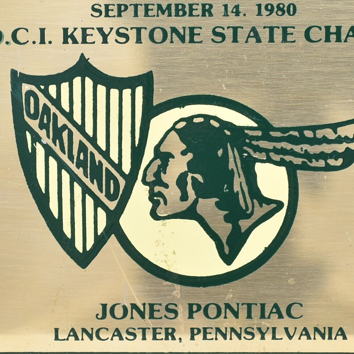 1980 Key Pontiac Oakland Club POCI Antique Car Show Jones Lancaster Pennsylvania