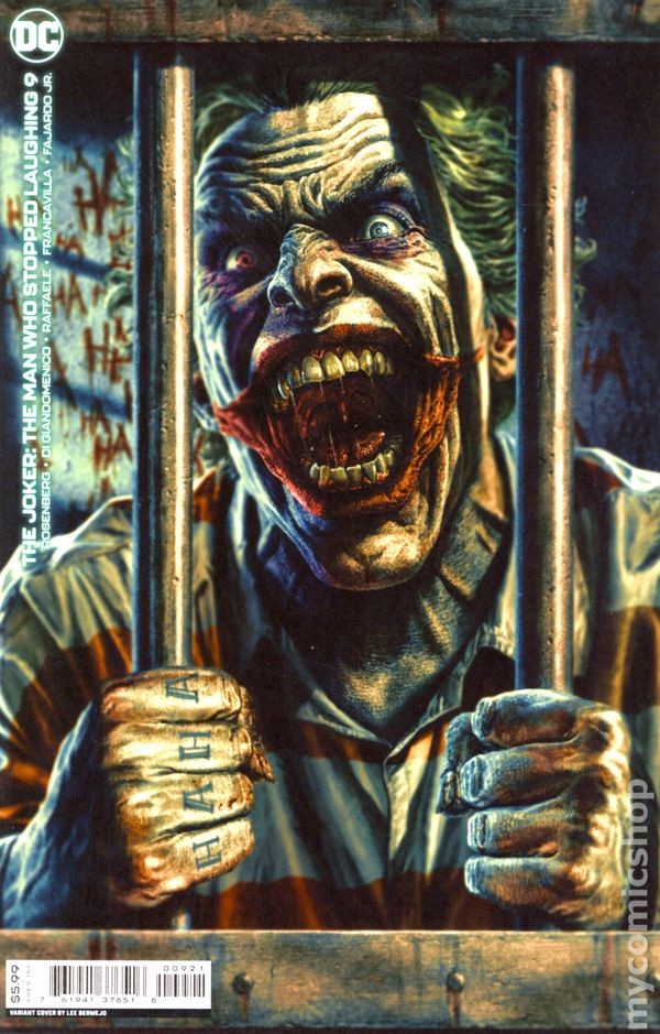 Joker the Man Who Stopped Laughing #9B NM 2023 Stock Image