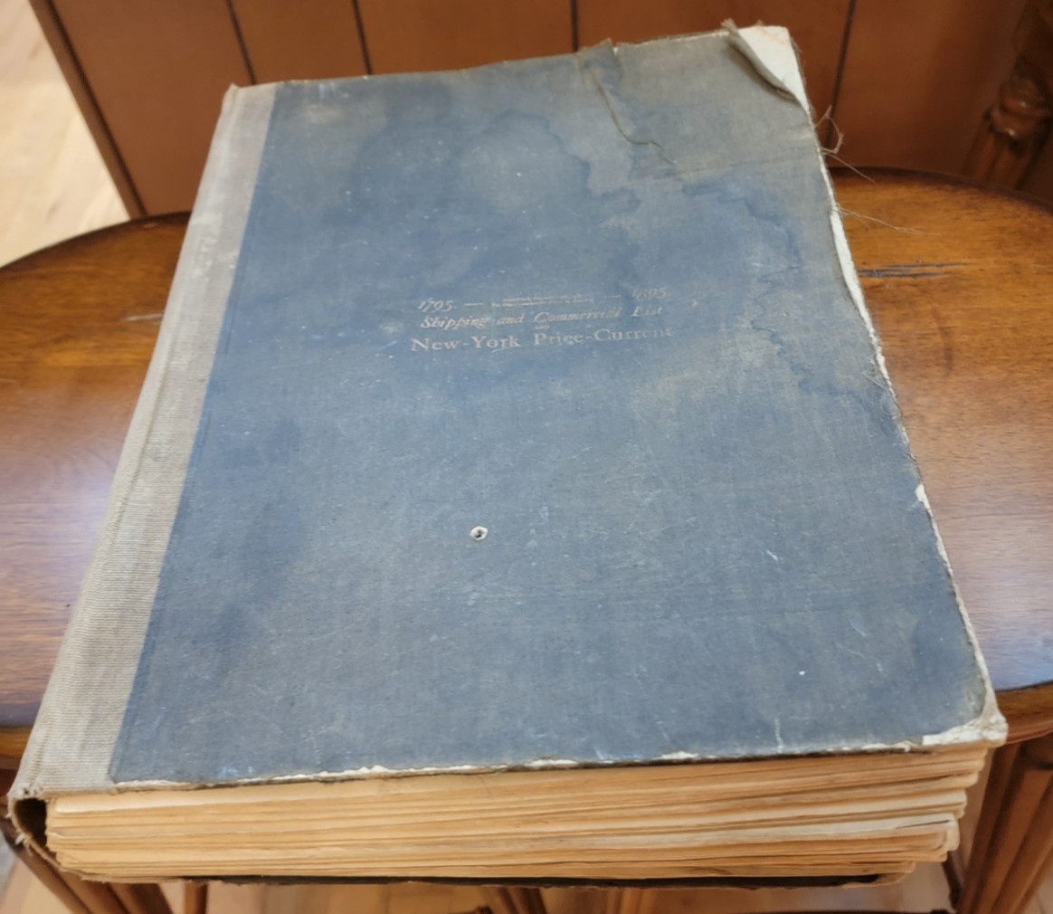 29 Origl Newspaper-Shipping & Commercial List+Binder-1895 New York Price Current 29 Origl Newspaper-Shipping & Commercial List+Binder-1895 New York Price Current