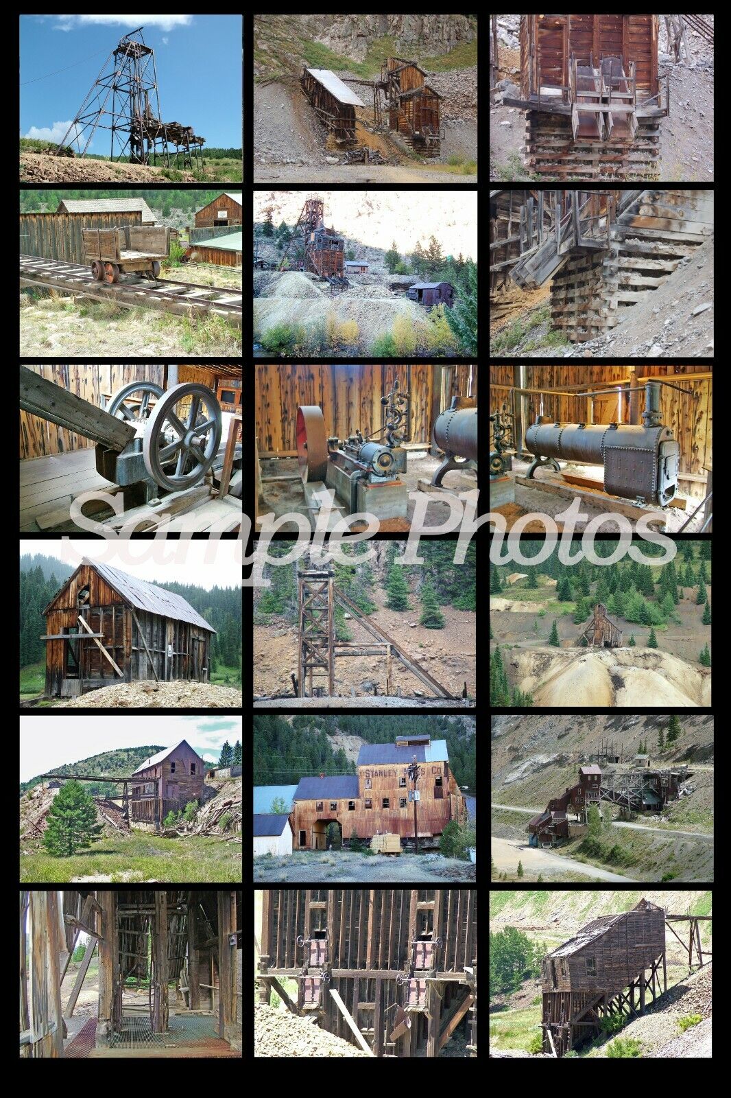 No Frills CD Picture Guide to Colorado Ore Mines Volume 1 Over 300 Photographs