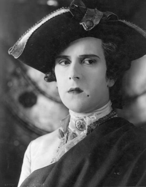 Hollywood actor Jaque Catelain dressed in period costume with a- 1925 Old Photo