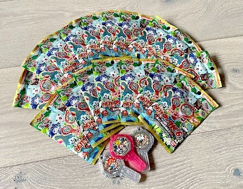 Yokai Watch Yokai Arc K6 Key Bundle 20 Packs (17 Sealed & 3 Opened) Bandai 2019