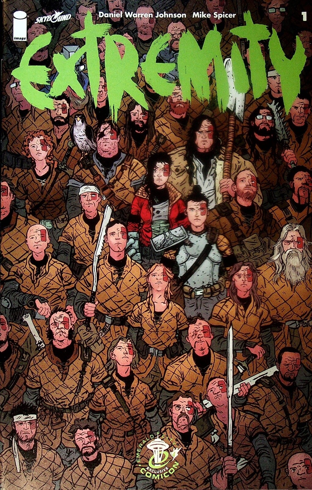 Extremity #1 2017 ECCC Exclusive Variant Skybound Image Comics NM