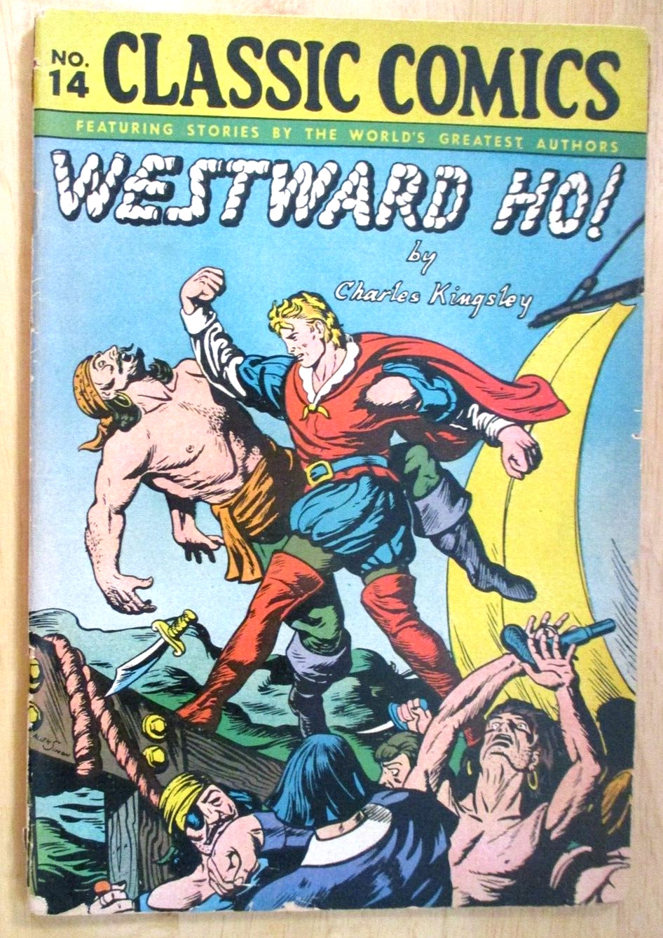 1943 CLASSICS ILLUSTRATED/ Classic Comics Westward Ho #14 VG+