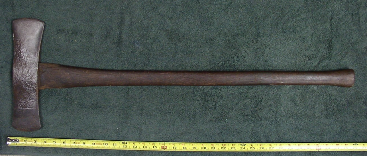 Antique Hand Forged Puget Sound Double Bit Felling Axe,4lbs.9.7oz,11-1/2 Antique Hand Forged Puget Sound Double Bit Felling Axe,4lbs.9.7oz,11-1/2