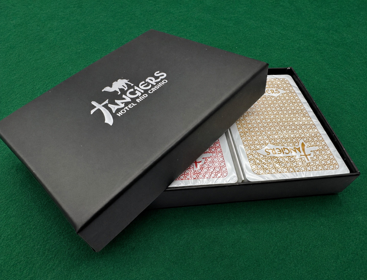SEALED BROKEN ARROW Tangier’s Casino Playing Cards 2 DECKS 100% Plastic