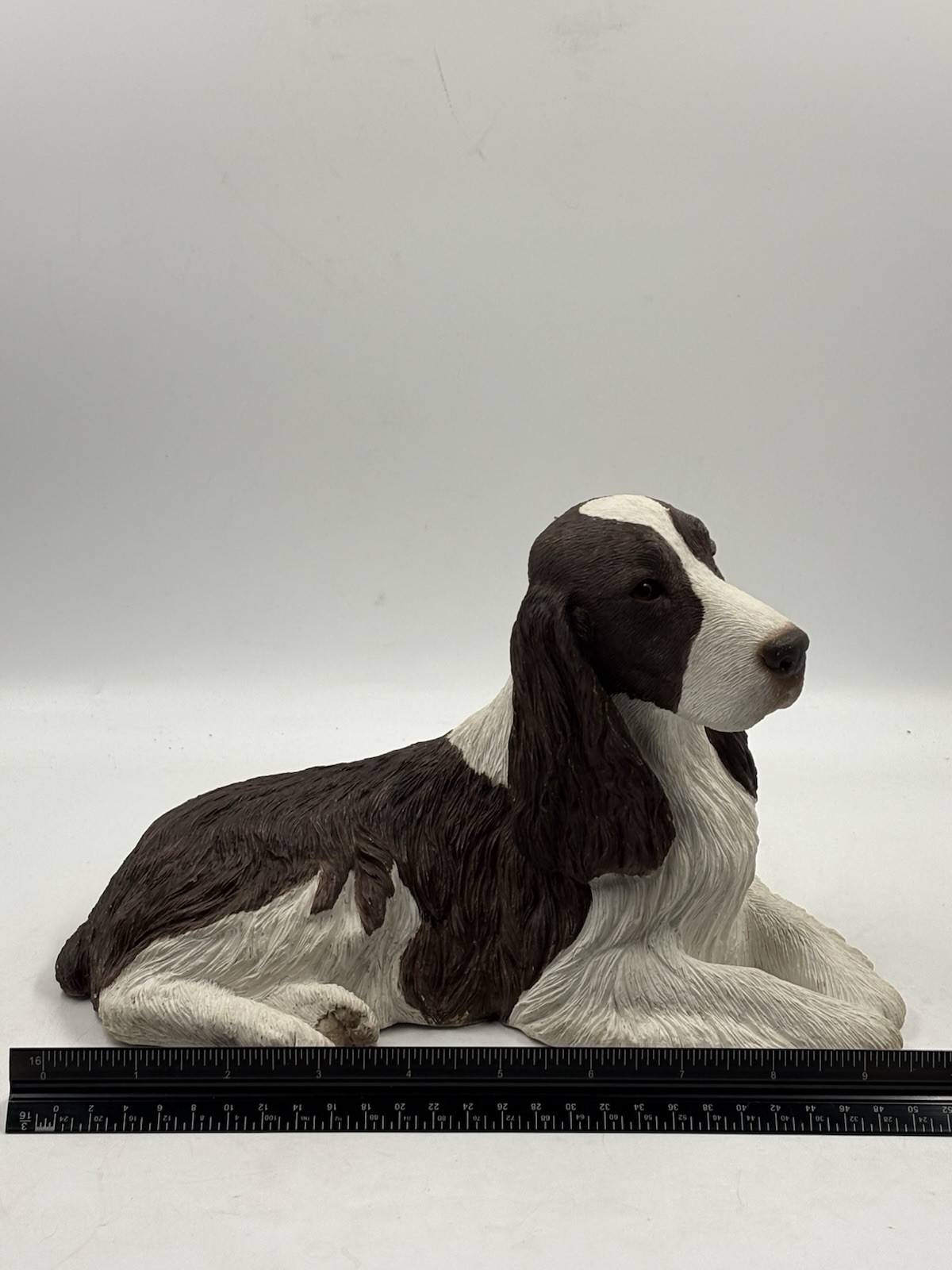 Sandicast, English Springer Spaniel 27 cm. Sculpture, Vintage, 1987 Sandra Brue Sandicast, English Springer Spaniel 27 cm. Sculpture, Vintage, 1987 Sandra Brue