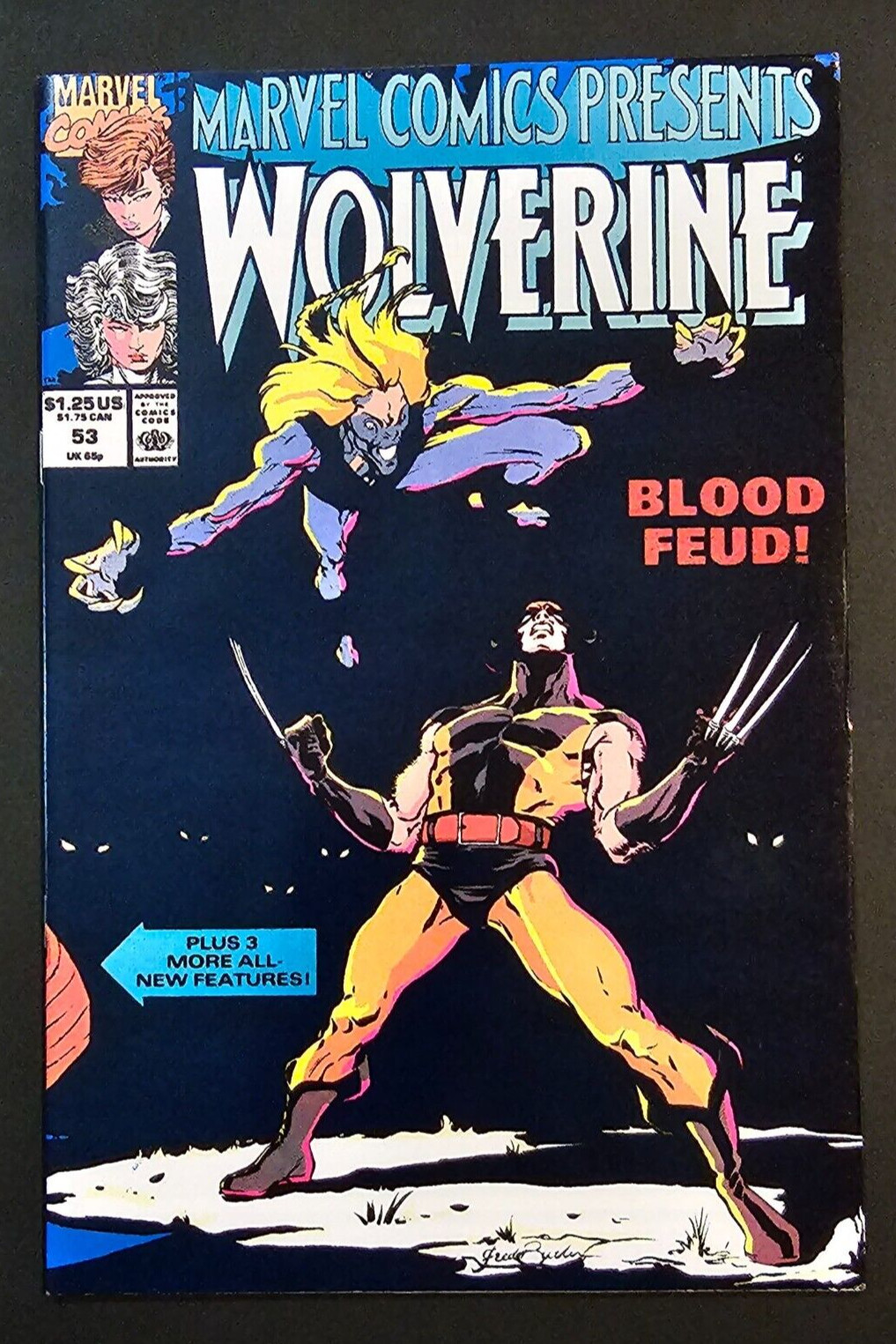 Wolverine #53 1990 Blood Feud  MARVEL Comics