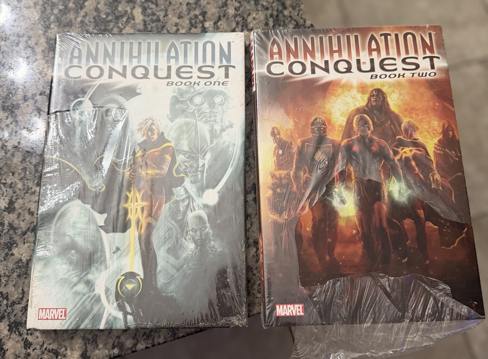 Marvel Annihilation Conquest Hardcover Book 1 & 2 Set BRAND NEW SEALED OOP Marvel Annihilation Conquest Hardcover Book 1 & 2 Set BRAND NEW SEALED OOP