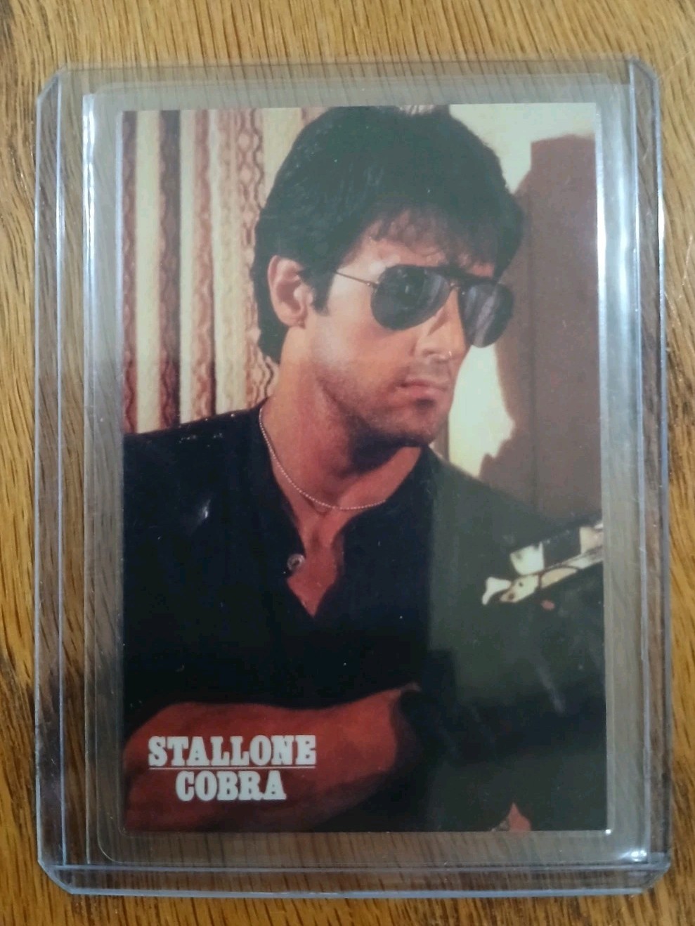 Cobra 1986 Japanese Movie Promo Card Sylvester Stallone Warner Bros Cobra 1986 Japanese Movie Promo Card Sylvester Stallone Warner Bros