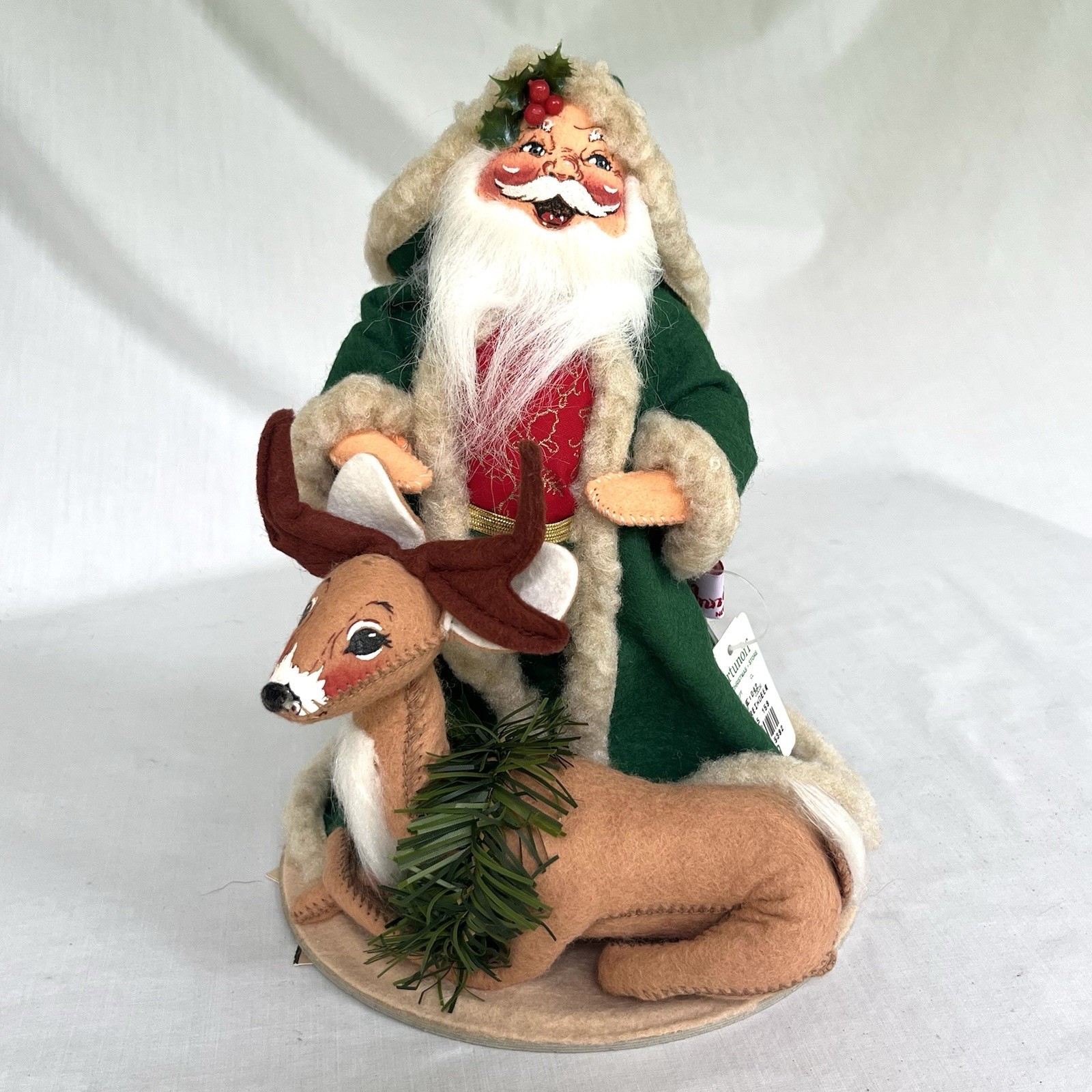 Annalee 1996 Woodland Santa Reindeer 10” Christmas w/ Tags