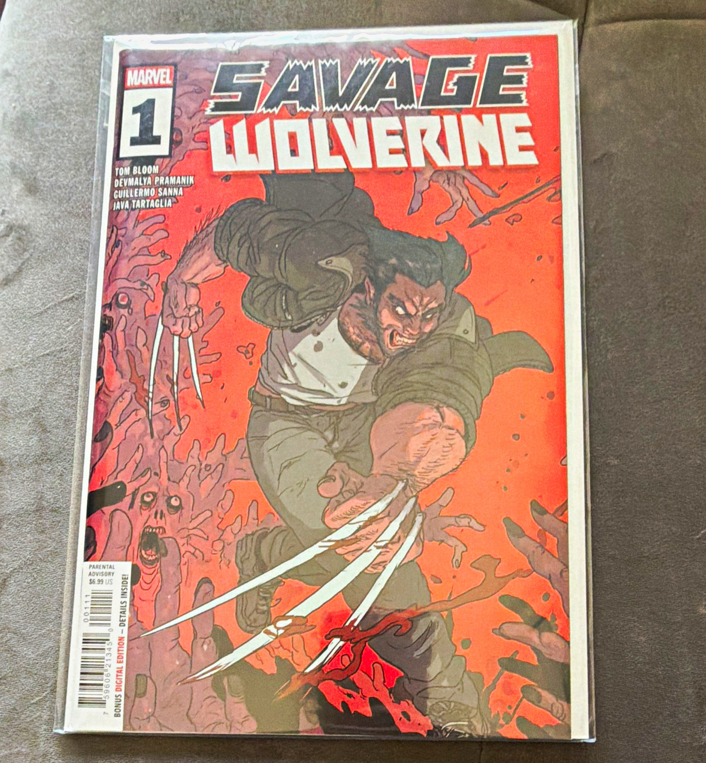 Marvel Savage Wolverine #1 Wolverine Bonus Digital Edition