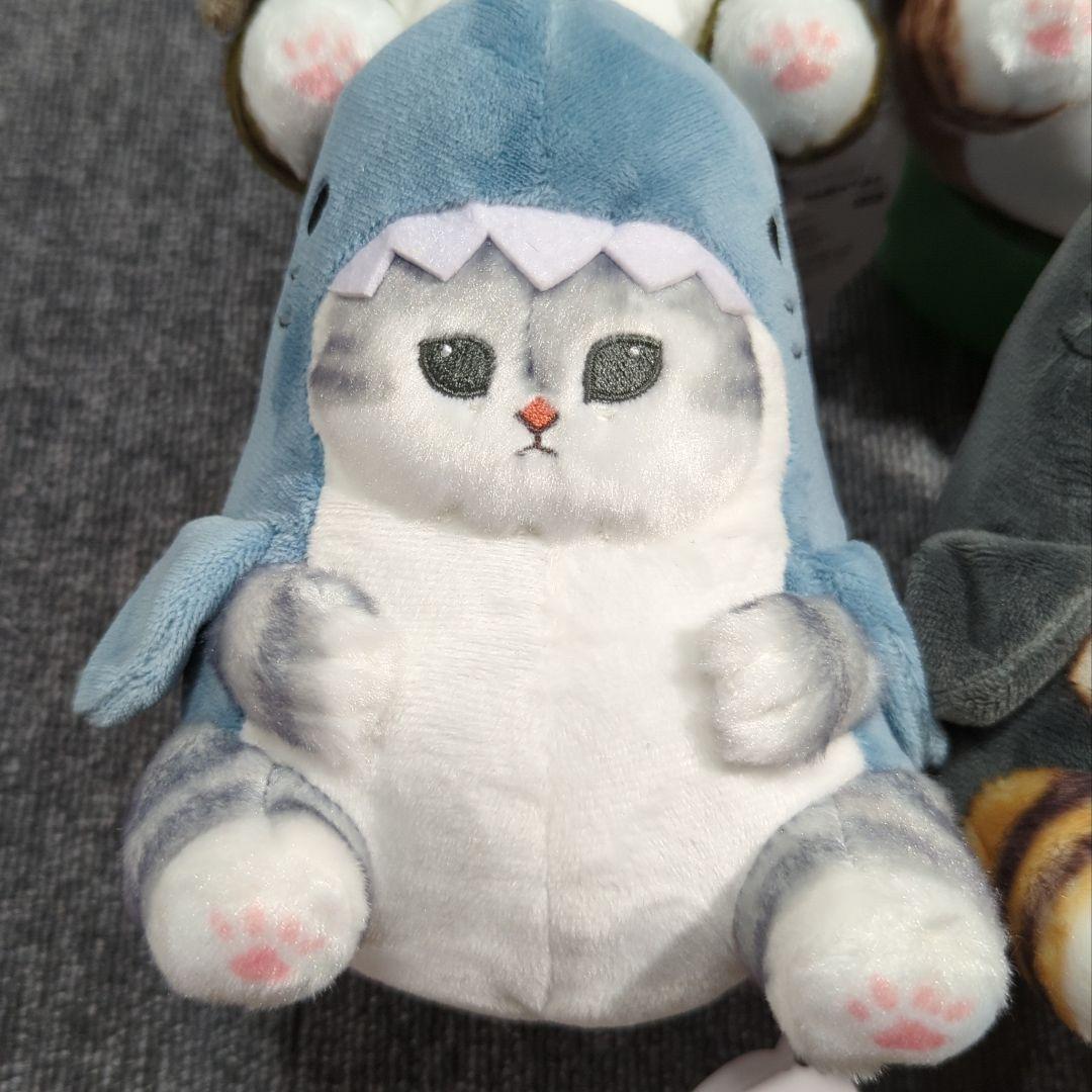 Mofusand Samenyan Cute Shark Cat 15cm Plush Doll Mascot Taito FuRyuStuffed Japan
