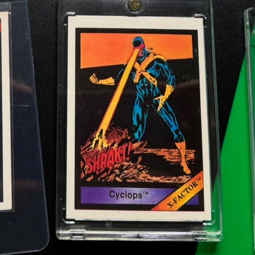 RARE Cyclops 1987 Marvel Universe Series I X-Factor Comic Images Trading Card #3 RARE Cyclops 1987 Marvel Universe Series I X-Factor Comic Images Trading Card #3