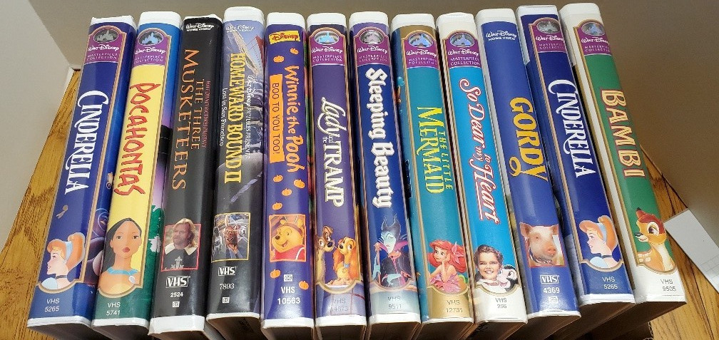 Disney VHS Bundle Job Lot x12 Vintage Cinderella Bambi Gordy & more Disney VHS Bundle Job Lot x12 Vintage Cinderella Bambi Gordy & more