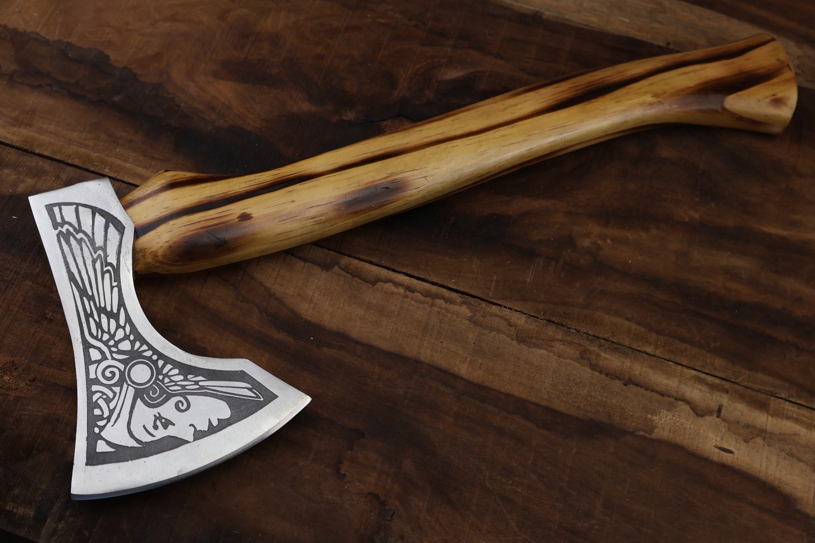 18\'\'Hand Made EDC carbon steel Blade Tomahawk/Viking axe W/L/S HB-270