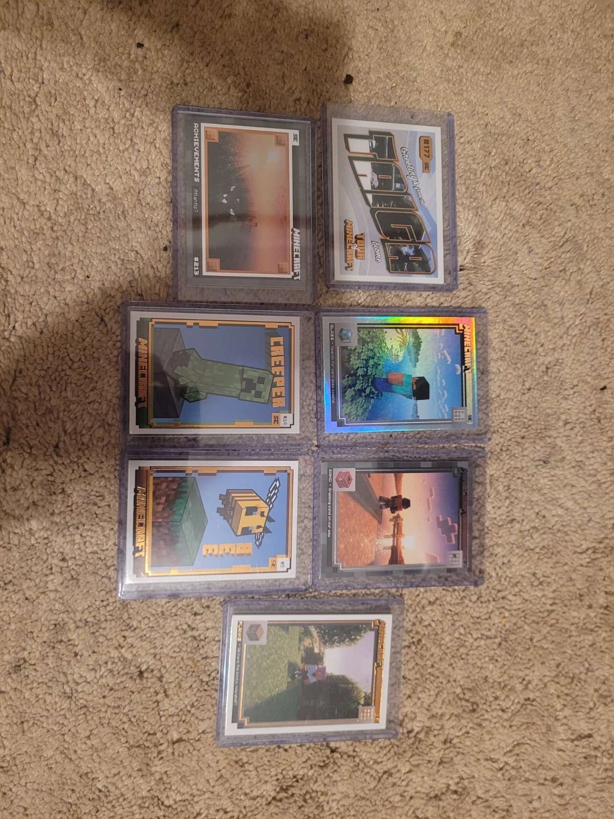 2024 Panini Minecraft 7 Numbered Card Lot 2024 Panini Minecraft 7 Numbered Card Lot