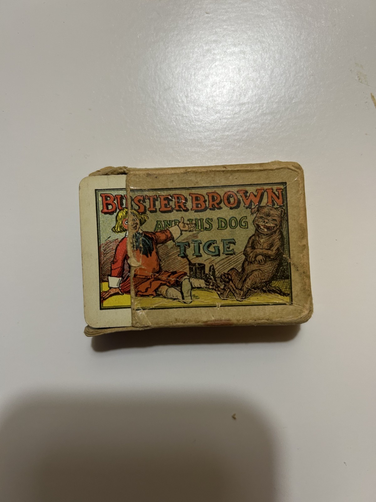 Vintage 1906 Buster Brown and his dog Tige playing cards Vintage 1906 Buster Brown and his dog Tige playing cards