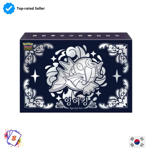 Pokemon Card Magikarp Mother of Pearl Special Set Playmat Sleeves Box Korean NEW