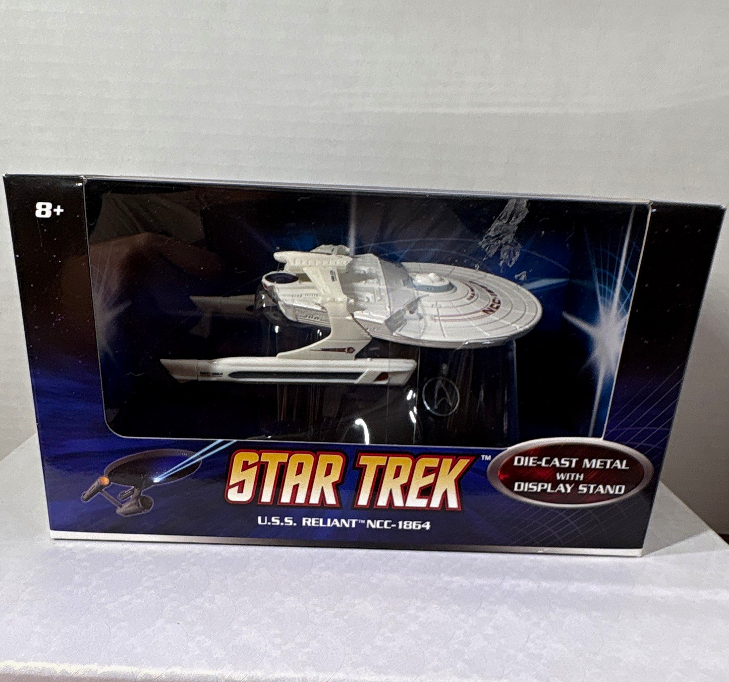 Hot Wheels Star Trek U.S.S. Reliant NCC-1864 Die-Cast Metal w/ Stand Hot Wheels Star Trek U.S.S. Reliant NCC-1864 Die-Cast Metal w/ Stand