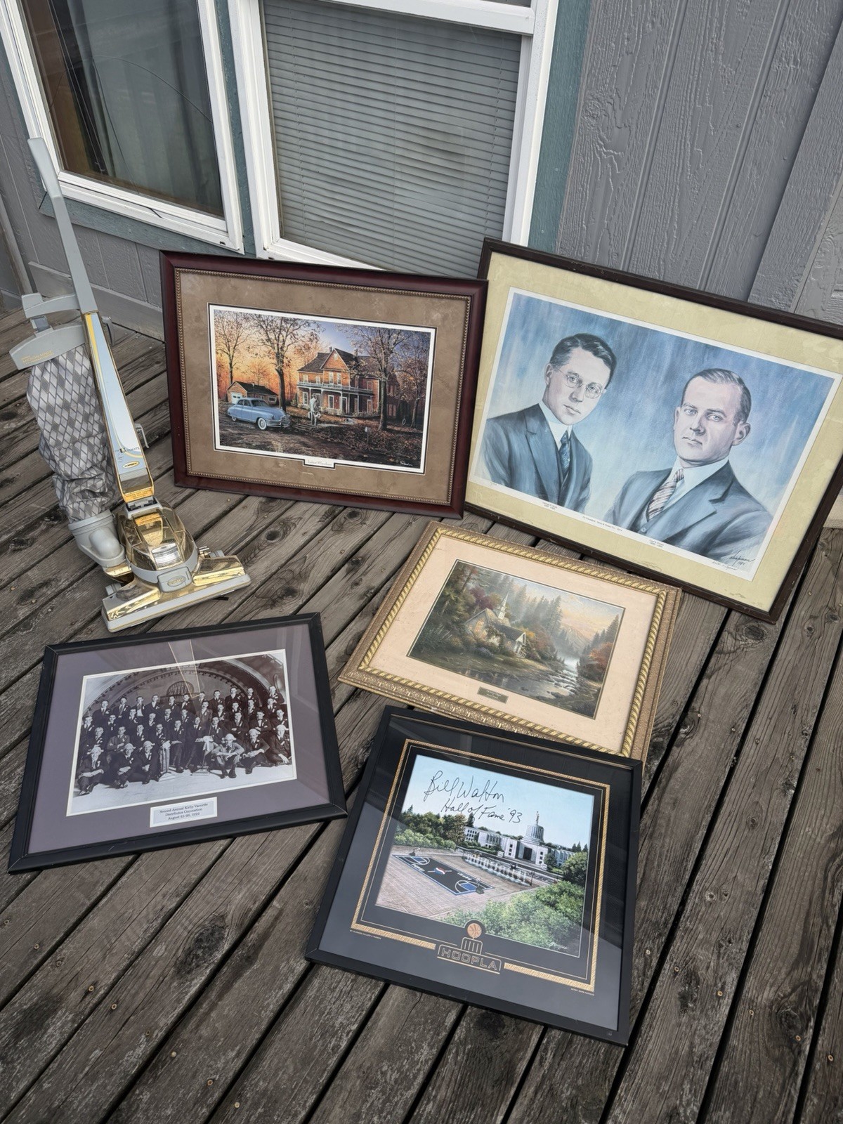 Large Vintage Kirby Memorabilia Lot – Gold Kirby, Framed Art, Distributor Items