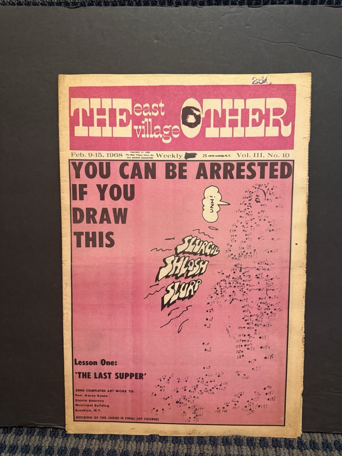 1968 February The East Village Other Newspaper, Moby Grape, B.B. King (10T)
