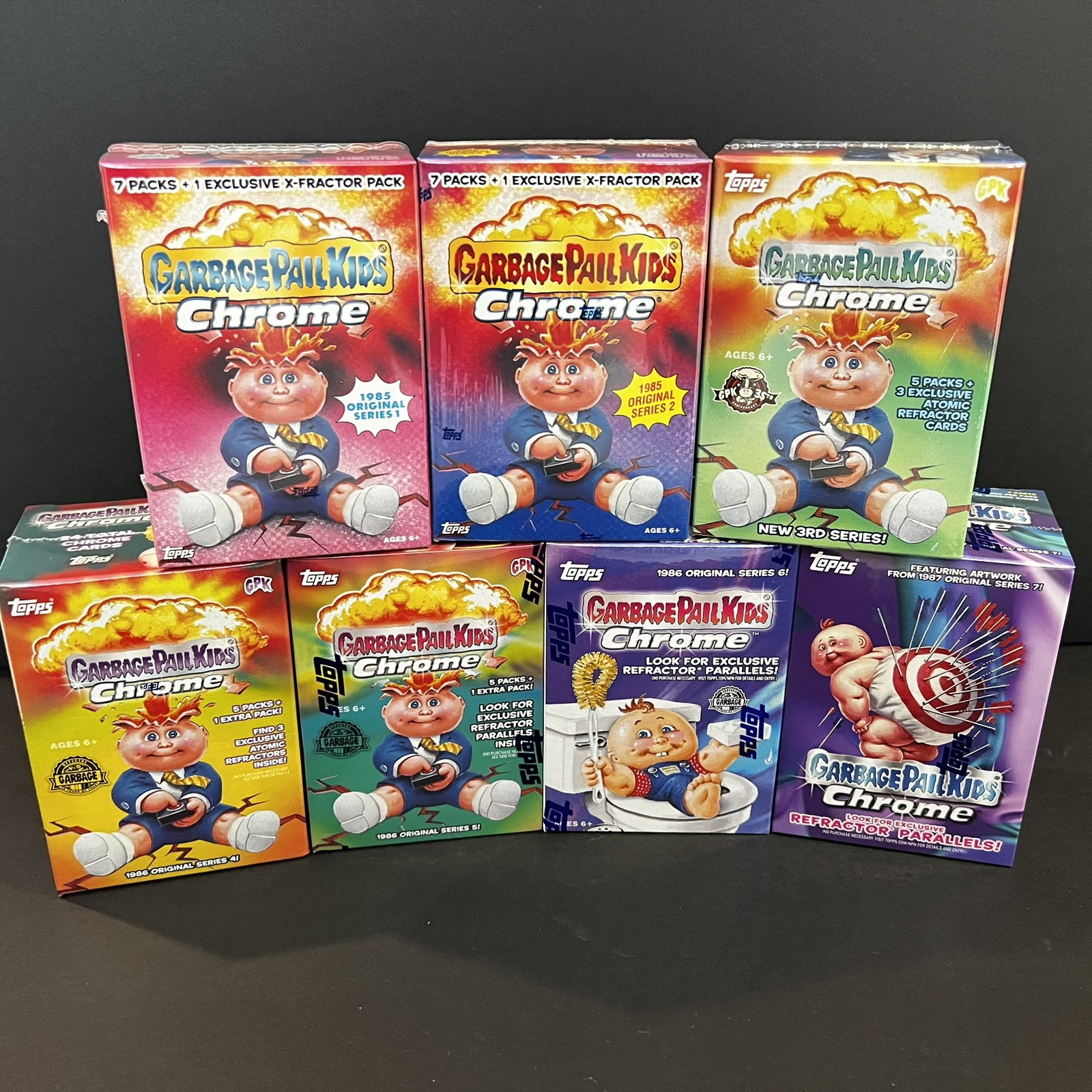2013-25 GARBAGE PAIL KIDS CHROME SERIES 1 2 3 4 5 6 7 SEALED BLASTER BOX LOT 2013-25 GARBAGE PAIL KIDS CHROME SERIES 1 2 3 4 5 6 7 SEALED BLASTER BOX LOT
