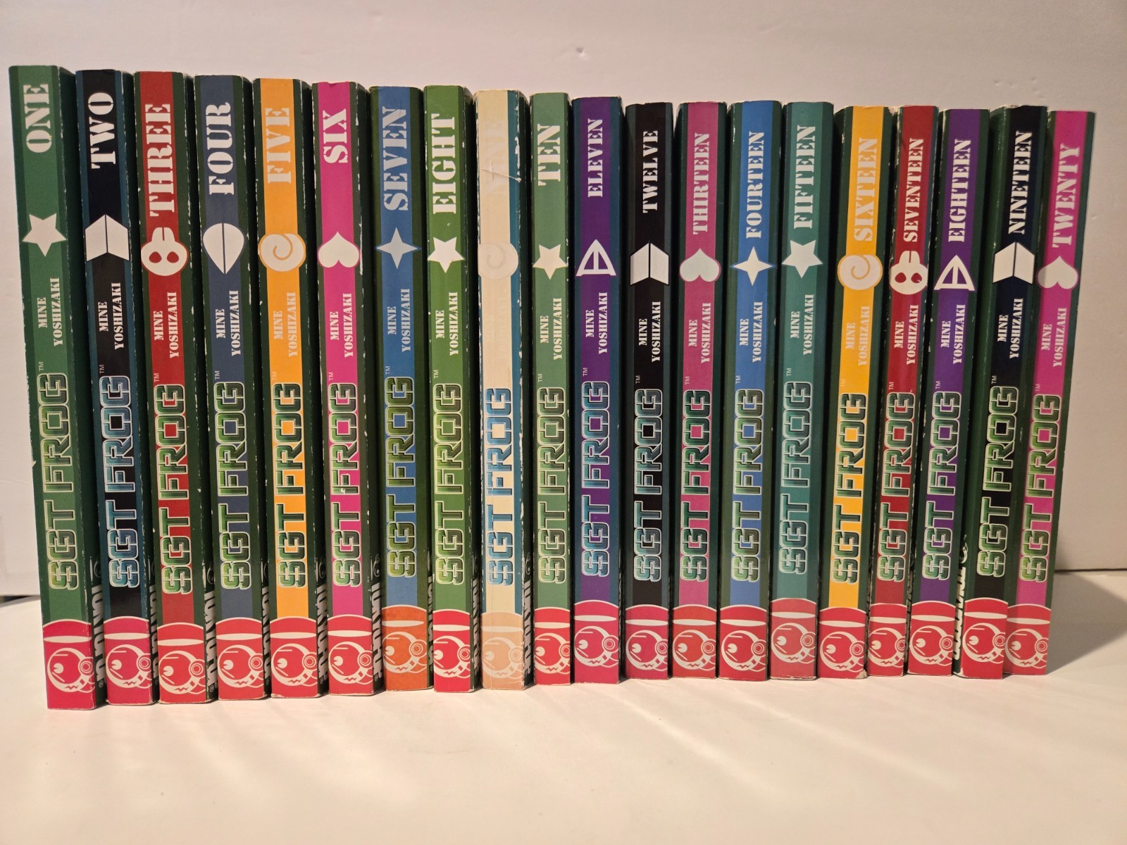 Sgt Frog Manga Lot Vol 1-20 Mine Yoshizaki Eng Vintage OOP 1st Printing Sgt Frog Manga Lot Vol 1-20 Mine Yoshizaki Eng Vintage OOP 1st Printing