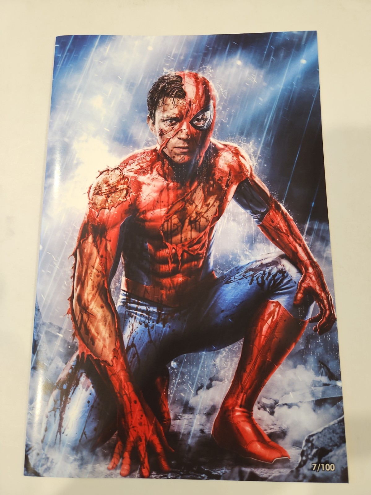 Fame: Tom Holland #1 Megacon Orlando Ultraraw Virgin Variant Ltd 7/100 W COA Fame: Tom Holland #1 Megacon Orlando Ultraraw Virgin Variant Ltd 7/100 W COA