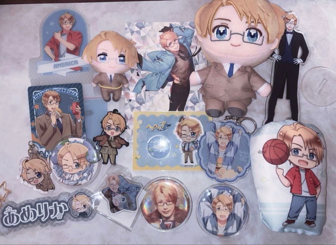 Hetalia America Acrylic Stand Keychain Official Anime Character Merchandise