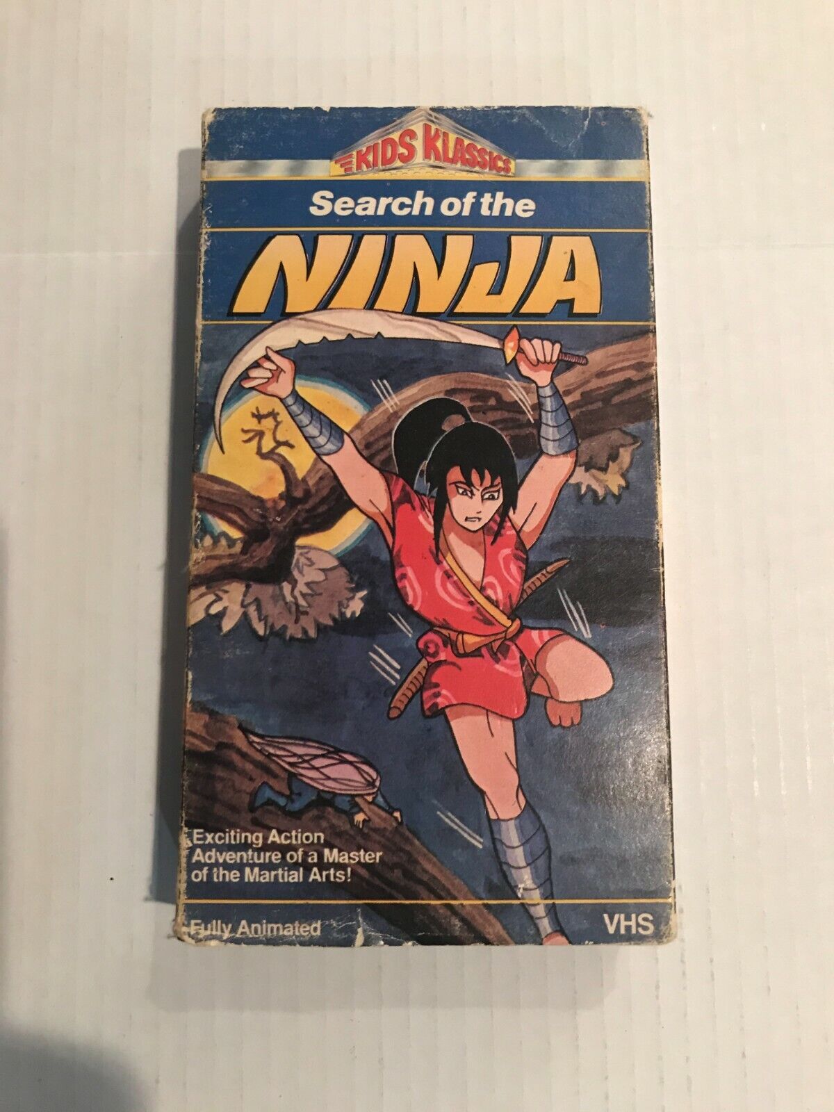 Rare Vintage VHS Search of the Ninja 1986 Ninpu Kamui Gaiden Anime English Dub